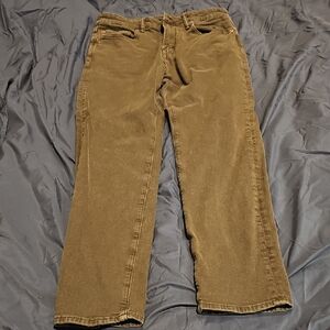 American Eagle Outfitters Men's Slim Straight Jeans in Tan